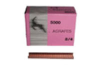 8/4 Coppered Staples - Box of 5000 Staples : Ag845M