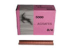 8/4 Coppered Staples - Box of 5000 Staples : Ag845M