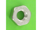 Nuts : Hex Nuts - Hex Nut, Hu, Left Hand Thread - Hex Nut, A2 Stainless Steel, Left Hand Thread, DIN 934L