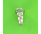 Sheet Metal Screws : Hex Head - Countersunk Head Sheet Metal Screw, A2 Stainless Steel, DIN 7976