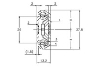 Slides partial extension Steel R26