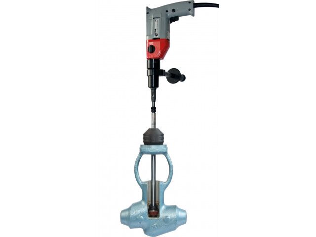 Transportable valve grinding machine conical seats