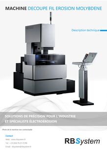 Continuous-wire EDM cutting machines using molybdenum wire, with working areas ranging from 400x300 to 1600x1200 mm