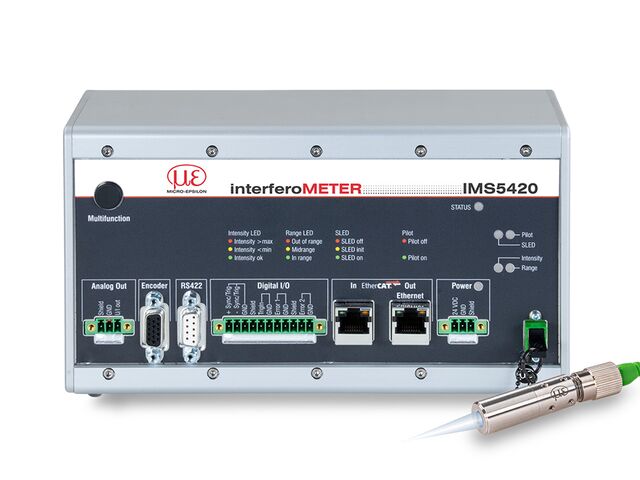 White light interferometer for high precision wafer measurement | interferoMETER IMS5420-TH
