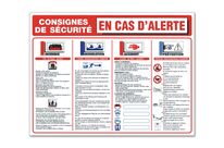 Instruction for outdoors &amp;quot;camping site alert instruction&amp;quot;