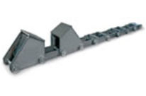 Hump conveyor chain for hot coil transport