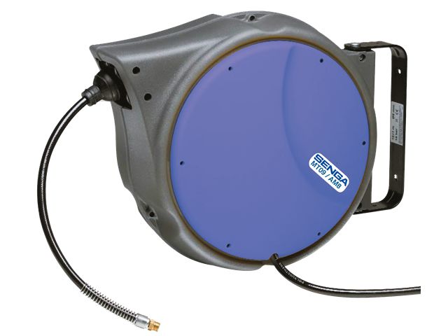 Hose reels for compressed air or cold water