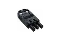 Connector and mains socket 3-p