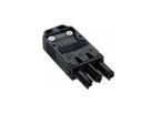 Connector and mains socket 3-p