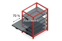 Drawer shelving Extraction 70%