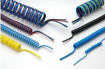 Bare polyurethane spiral tubes