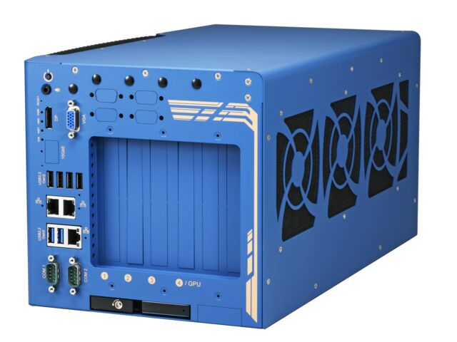 Industrial Edge AI Computer Supporting Single 600W GPU