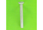 Metal Screws : Countersunk Head - Slotted Raised Countersunk Head, DIN 964 - White Zinc Steel