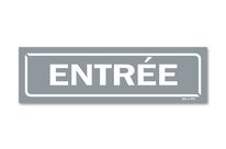 Entrance sign - Grey background