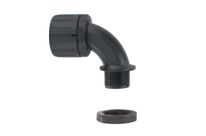 Elbow cable glands 90° in Polyamide 6.6 Phosphorus and sulphur free : PLA-90