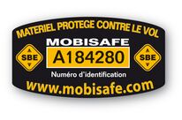 SBE standard Smartphone Antitheft Label