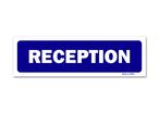 "Reception area" signpost