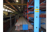 Roll out cantilever rack