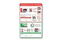 Evacuation instruction in case of fire general instruction