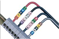 PLIO-V-MARKERS® oval markers in semi-cut pull-off form