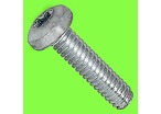 Metal Screws : Round Head - Tête Cylindrique Torx - Tête Cylindrique Torx Acier 8.8 Z.Blanc ISO 14580