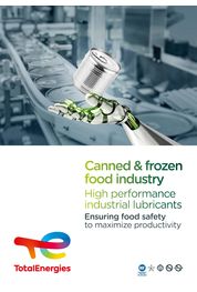 Canned & frozen food Industry brochure