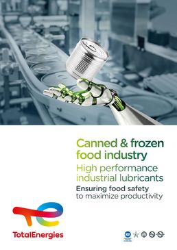 Canned & frozen food Industry brochure