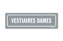 Ladies’ locker room sign - Grey background