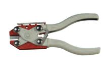 Tool for punching and cutting text holders