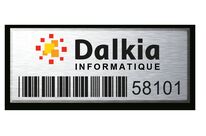 3M rigid aluminium label 1 mm anodised + engraving Small urgent series