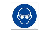 Picot of mandatory vision protection  signpost