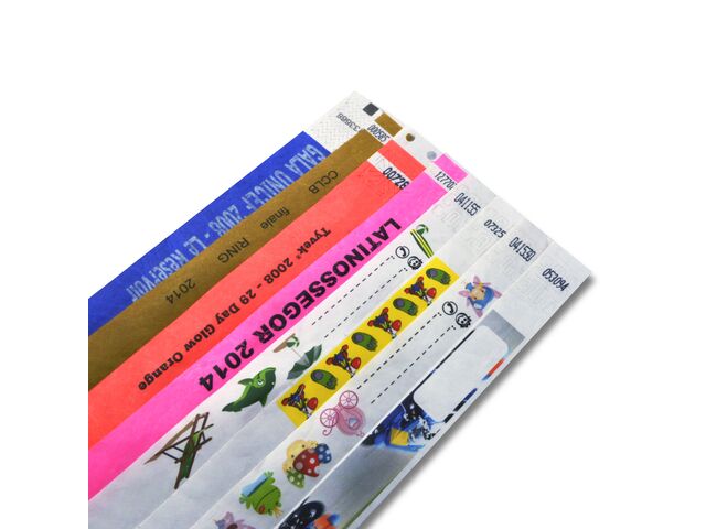 Tyvek customized security wristband