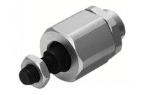 Articulated rod coupling for cylindrical cylinders, compact and profiled
