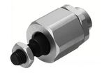 Articulated rod coupling for cylindrical cylinders, compact and profiled