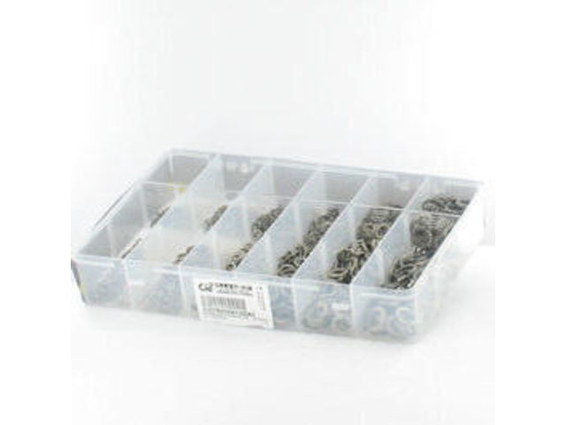 Washers and Circlips : Packs of Washers - Pack of Assorted Flat Washers, W + AZ, A2 Stainless Steel