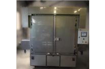 Continuous oven with vertical chain &amp;amp; corner conveyors 
