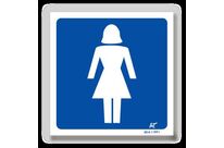 Picto of woman signpost