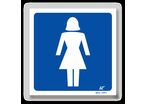 Picto of woman signpost