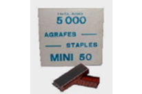 MINI 50 Coppered Staples - Box of 5000 Staples : Agmini505M
