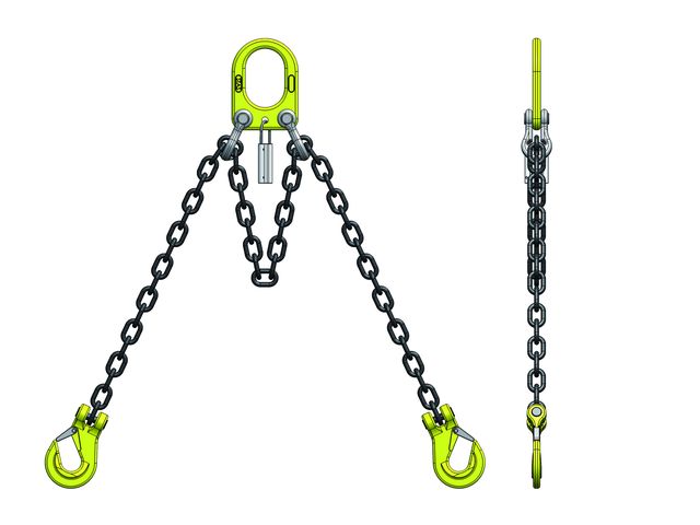 STAS Alloy 2-leg chain sling - DOS / MRC adjustable type