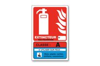 A class fire fire-fighting sign