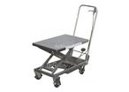Eurosave mobile manual semi-stainless steel lifting table