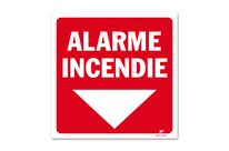 Fire alarm warning sign