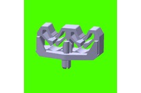 Araymond : Assemblages - ARAYMOND - Clip Plastique Pour cable ou Tube - Plastic Cable Clips - Support 2 ou 3 Tubes A Riveter - Drive Rivet Clips For 2 or 3 Tubes