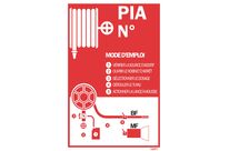 P.I.A sign instructions for use