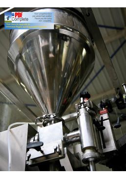 filler for liquid and pasty chemicals products