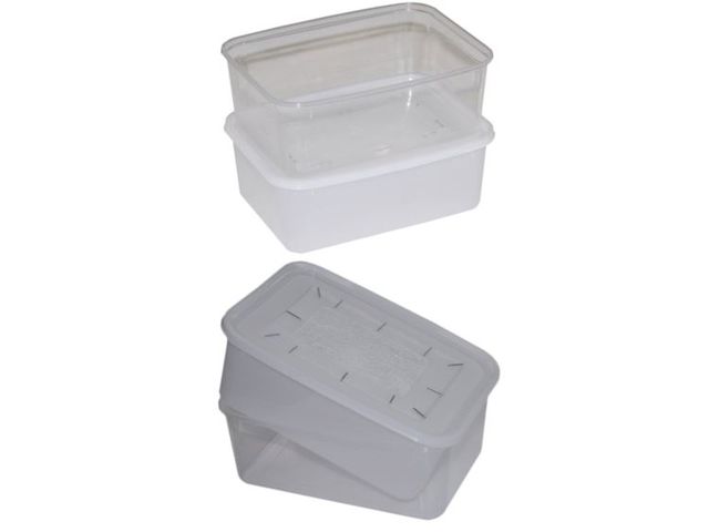 Food polypropylene box for pet shops