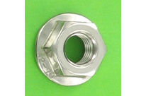 Nuts : Self-Locking Nuts - Slotted Flange Nut - Slotted Flange Nut, A2 Stainless Steel, DIN 6923