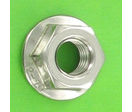 Nuts : Self-Locking Nuts - Slotted Flange Nut - Slotted Flange Nut, A2 Stainless Steel, DIN 6923