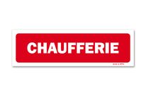 Boiler room warning sign